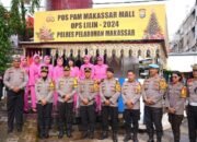 Kapolres Pelabuhan Makassar Tinjau Pos Operasi Lilin 2024, Pastikan Keamanan Jelang Nataru
