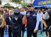 Mensos RI Kunjungi Dua Lokasi Pengungsian Di Manggala