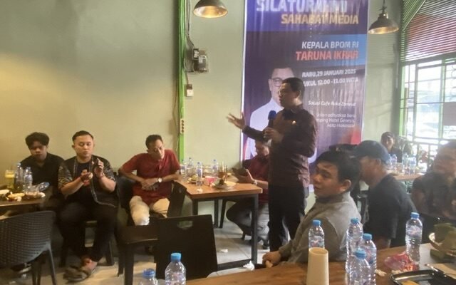 Silaturrahim Bersama Media , Kepala BPOM RI,  Taruna Ikrar, Janjikan Era Transparansi dan Keterbukaan