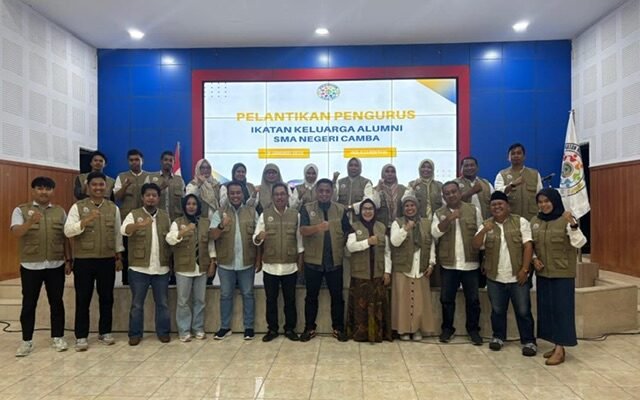 Pengurus Pusat IKA SMAN Camba Dilantik, Berbagai Program Akan Menjadi Wadah Silaturahmi Alumni