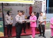 Kapolres dan Bhayangkari Polres Pelabuhan Makassar Beri Semangat Personel Ops Ketupat 2025