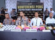 Satres Narkoba Polrestabes Makassar Ungkap Peredaran Jenis Sabu 8 kg , Ganja 1kg dan Pil Ekstasi Sebanyak 30 putir