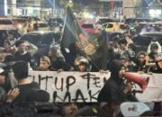 Diduga Menyimpang, Kelompok B120 Gelar Aksi Dukung Penutupan THM Halens Play Mart