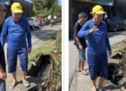 Pimpin Aksi Bersih -Bersih Lingkungan, Nasran Mone Inisiatif Bantu Pengerjaan Beton Drainase di RW 08 Kelurahan Pa’ Baeng-Baeng