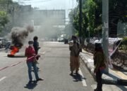 Forum Mahasiswa Papua Gelar Aksi Dukung Proses Hukum Tahanan Politik Papua di PN Makassar