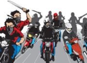 Geng Motor Kembali Resahkan Warga Makassar, Pengendara Nyaris Jadi Korban di Jalan Metro Tanjung Bunga