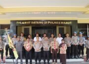 Pelepasan Kontingen Saka Bhayangkara Polres Maros Menuju Peran Saka Nasional 2025 di Gorontalo