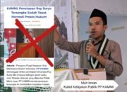 PP KAMMI Bantah Pernyataan Mengatasnamakan Organisasi Terkait Penetapan Roy Suryo