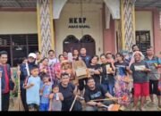 PP KAMMI Gelar Bakti Sosial dan Doa Keselamatan Bangsa di Lokasi Terdampak Bencana Banjir, Desa Bukit emas Sumatera Utara