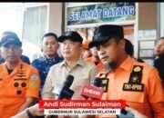 Gubernur Sulsel Tinjau Posko AJU Bersama Menhub dan KaBasarnas: Kita Kerahkan Seluruh Tim Maksimalkan Operasi Pencarian