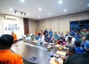 Gubernur Sulsel Bersama Menhub dan Basarnas Lakukan Evaluasi Pencarian Korban ATR 42-500