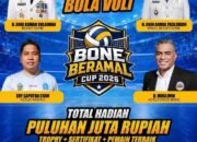 PBVSI Bone Siap Gelar Turnamen Bola Voli BerAmal Cup 2026, Hadirkan Atmosfer Liga Profesional