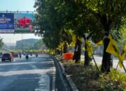 Jelang Musda XI Golkar Sulsel, Atribut dan Baliho Mulai Ramai di Sekitar Lokasi Acara