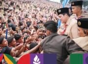 Bacakan Pesan Presiden Prabowo di Pembukaan Jamnas Ke XII ,  Menpora Erick Thohir : Pramuka Tulang Punggung Karakter Bangsa