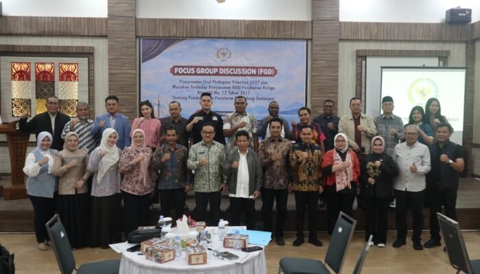 PPUU Gelar FGD Prolegnas Prioritas 2027 dan Masukan terhadap Penyusunan RUU Perubahan Ketiga atas UU Pembentukan Peraturan Perundang-undangan